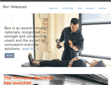 Tablet Screenshot of benvelazquez.com